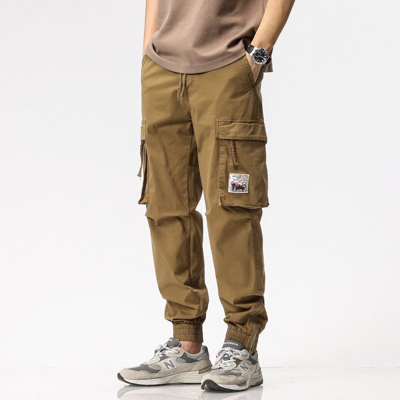 New Men's Functional Loose Casual Pants Versatile Outdoor Trendy Sports Overalls Elastic