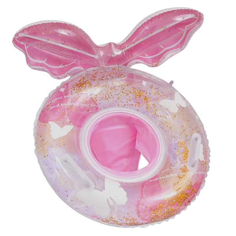 Pogrubione PVC Nadmuchiwane Zwierzęce Kółko do Pływania - Uroczy Wzór Tygrysa i Żółwia dla Dzieci