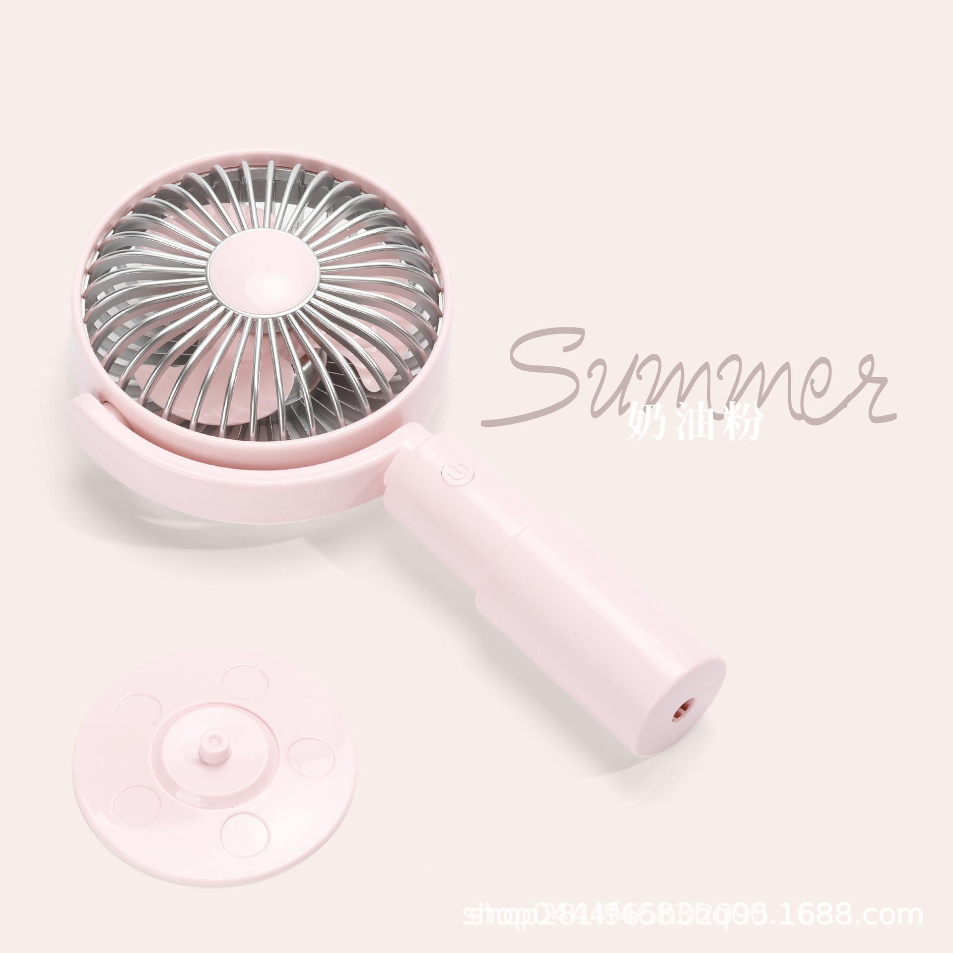 Desktop Handheld USB Fan Small Portable Quiet Office Student Personal Fan