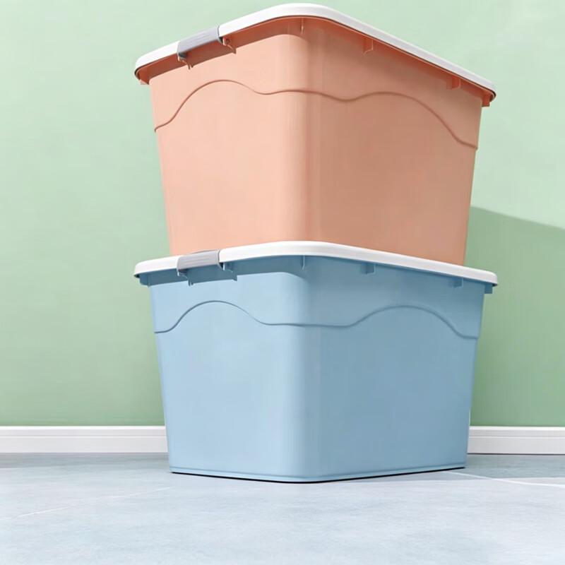 Rongwei Thickened Plastic Storage Bin with Wheels