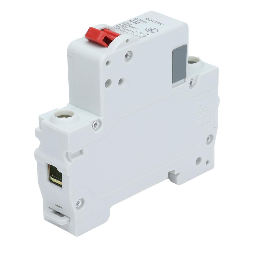 Circuit Breaker Low Voltage 6000A Breaking Capacity 1P DIN Rail Mount 32A 230V 400V