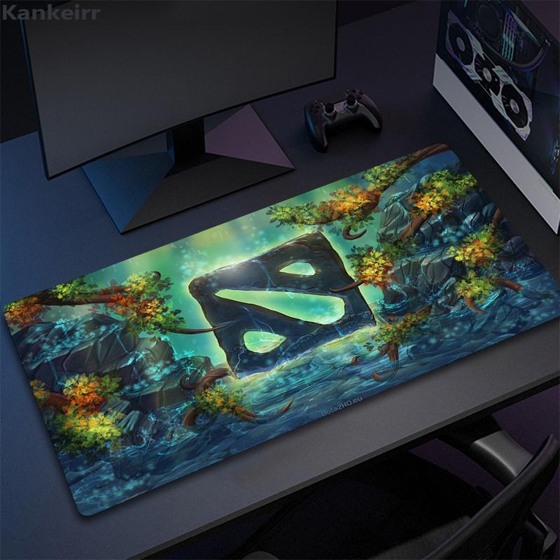 Dota 2 Mauspads Großes Tastaturpad Schreibtisch Gaming Mauspads Laptop Anti-Rutsch Büro Naturkautschuk Gamer Schreibtisch dota2 Mauspads PC