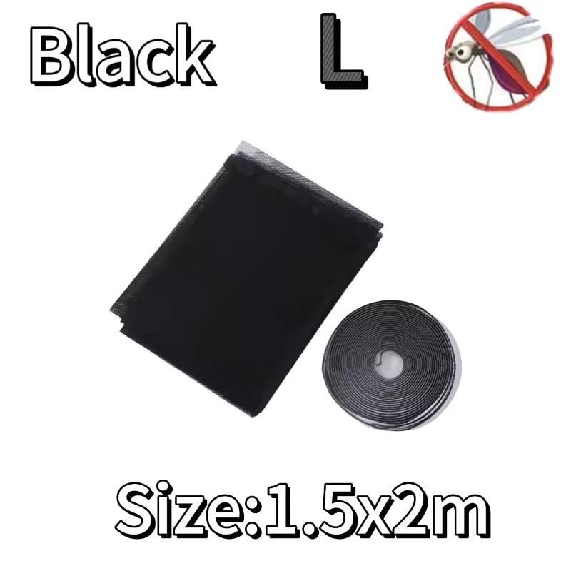 1/2/3/4Packs Anti Fly Mosquito Net DIY Self-Adhesive Fly Mosquito Window Net Mesh Mosquito Insect Bug Net Curtains for Windows