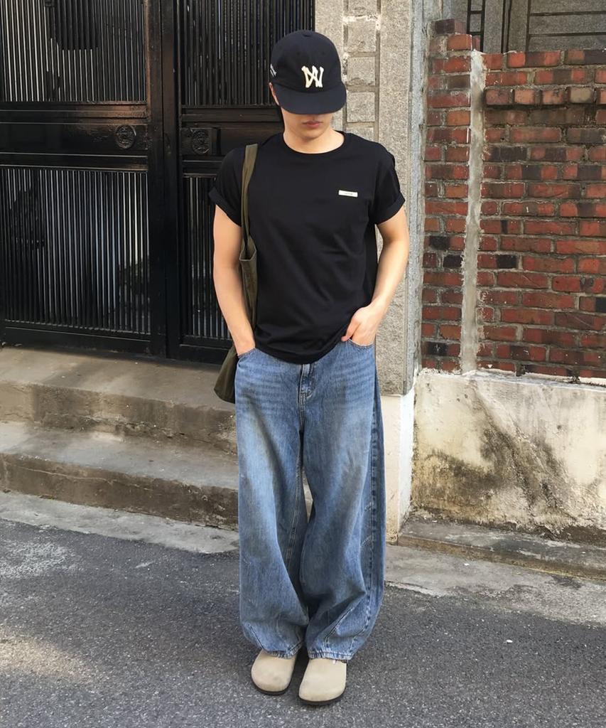 Seteo Supima Basic Crew Neck Short Sleeve T-Shirt Black