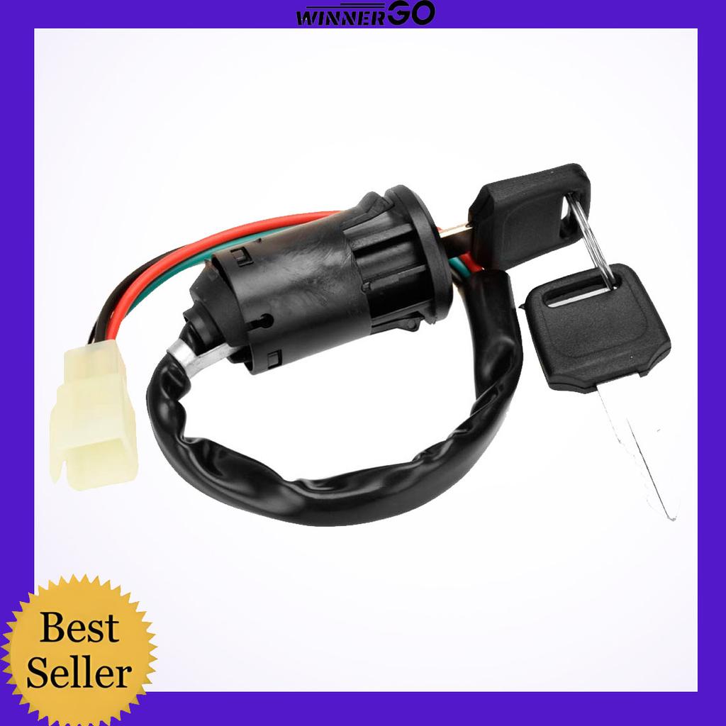 4 Pin Ignition Key Switch 4 Wire For Tao Tao Coolster Sunl Roketa Kazuma Chinese Made 50cc 70cc 90cc 110cc 125cc ATV