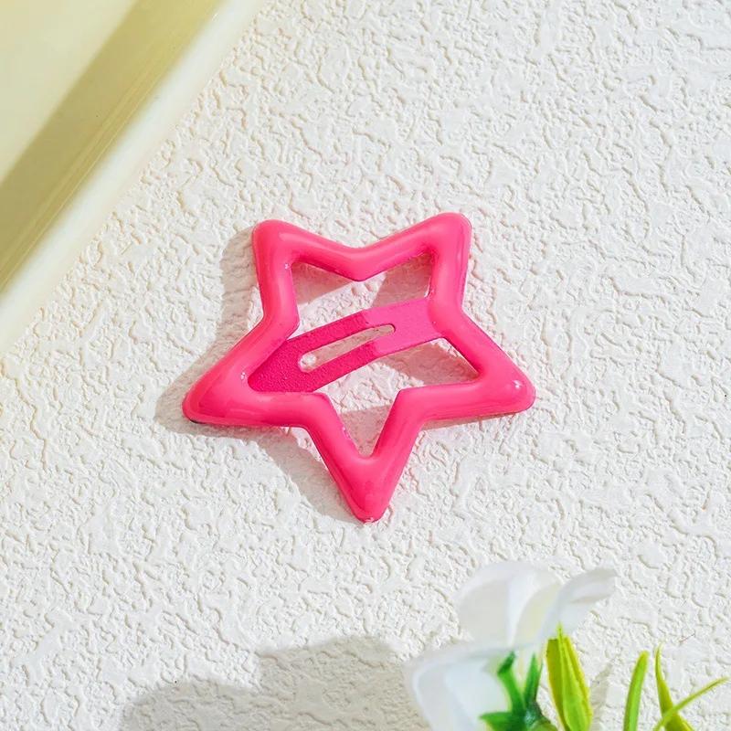 10 buc/set Agrafă de păr stea colorată drăguță pentru fete copii agrafe de păr adorabile pentru decorarea părului accesorii de păr pentru copii