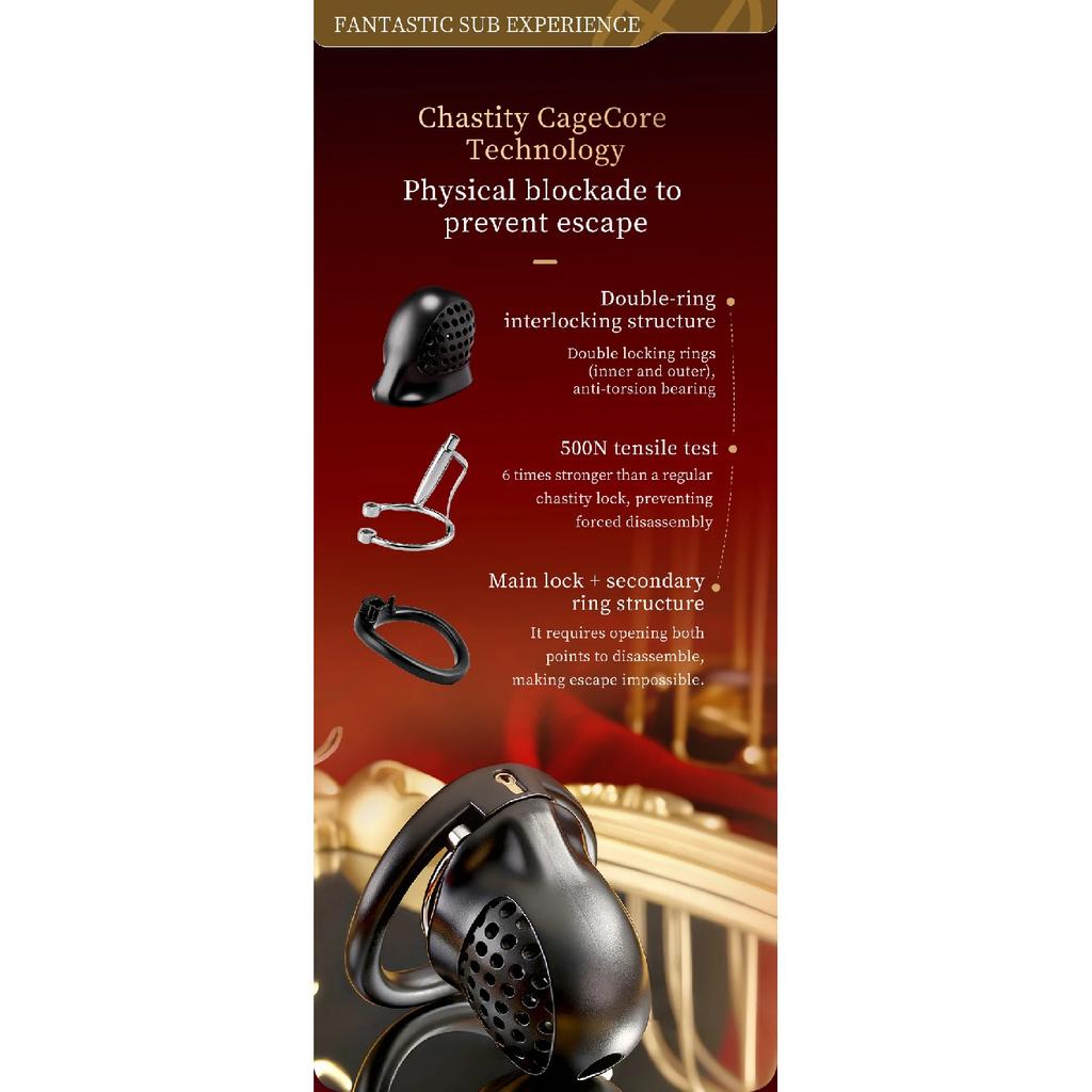 ABS Male Chastity Cage With Lock And 5 Rings Penis Lock With Catheter plug BDSM Erotic Urethral Lock Bondage Adult Sex Toys