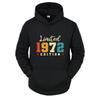 Retro 1972 Limited Edition Retro Fun New Fashion Men And Women Harajuku Y2k Casual Sports Outdoor Street Long Sleeved Pullover