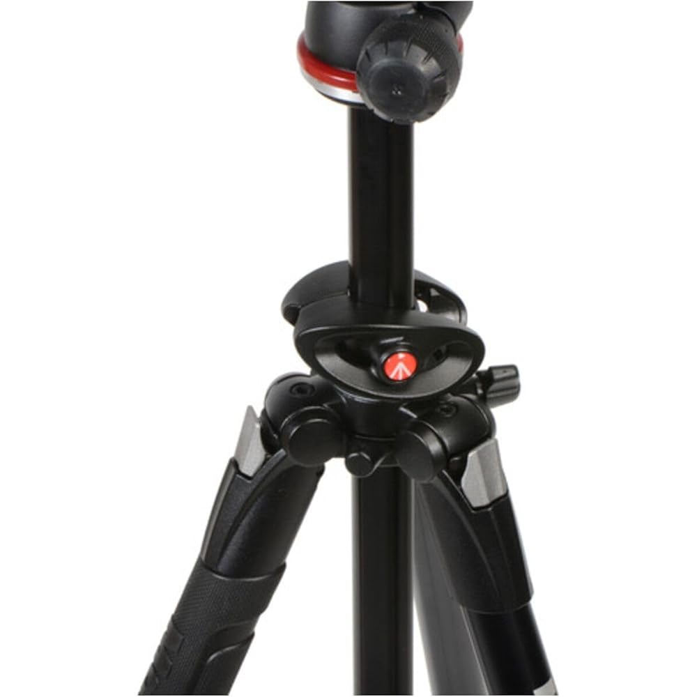 Manfrotto 290 Series DUAL Tripod, Aluminum, 3-Section, MK290DUA3-3W, with 3-Way Head, 4kg Load Capacity, Maximum Height 175.5cm, Minimum Height 5.5cm,