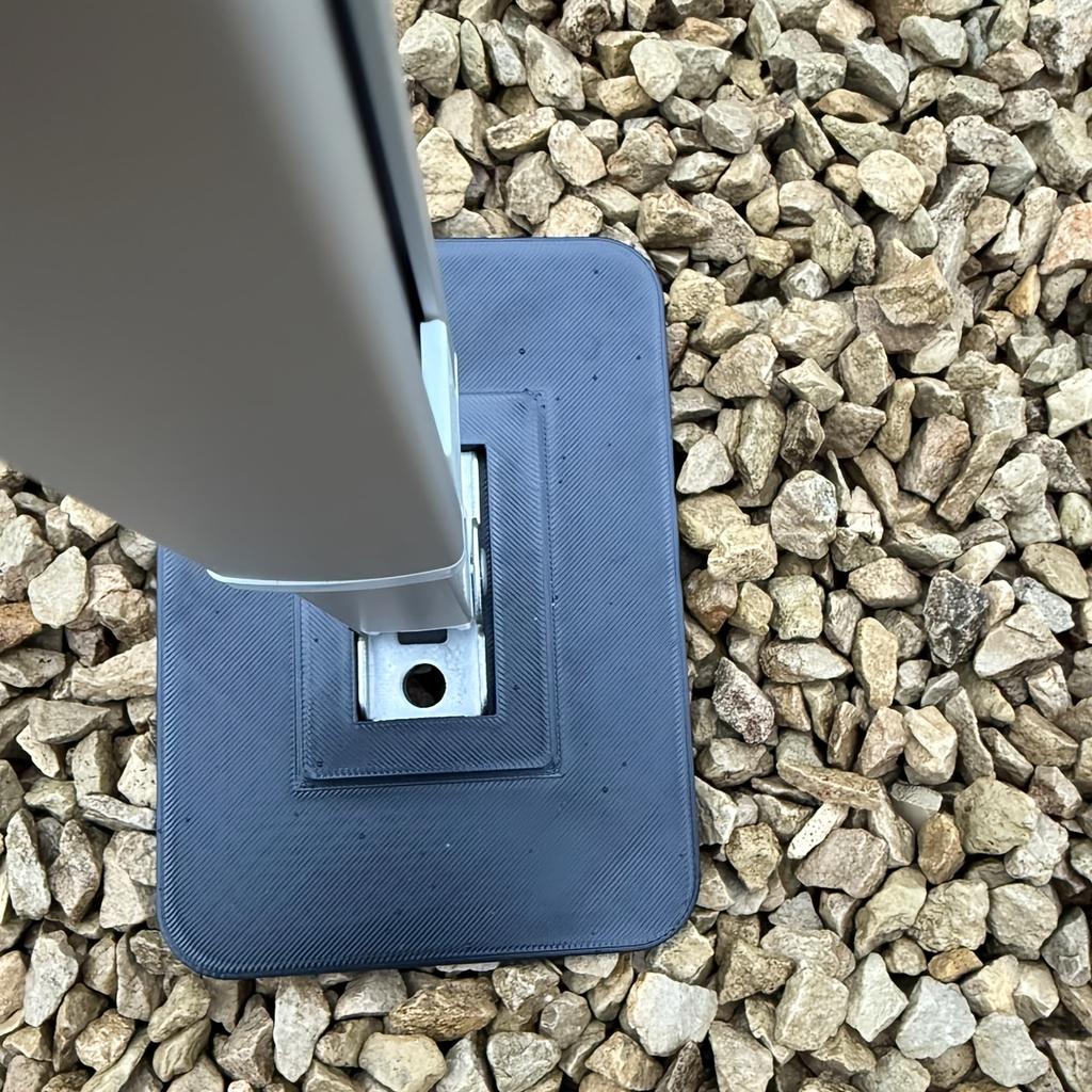 2 Pezzi Piastre di Supporto per Tenda da Camper, Adatte per Omnistor, Base Stabilizzatrice Pesante, Adatte per Terreno Morbido, Accessori per Camper da Campeggio