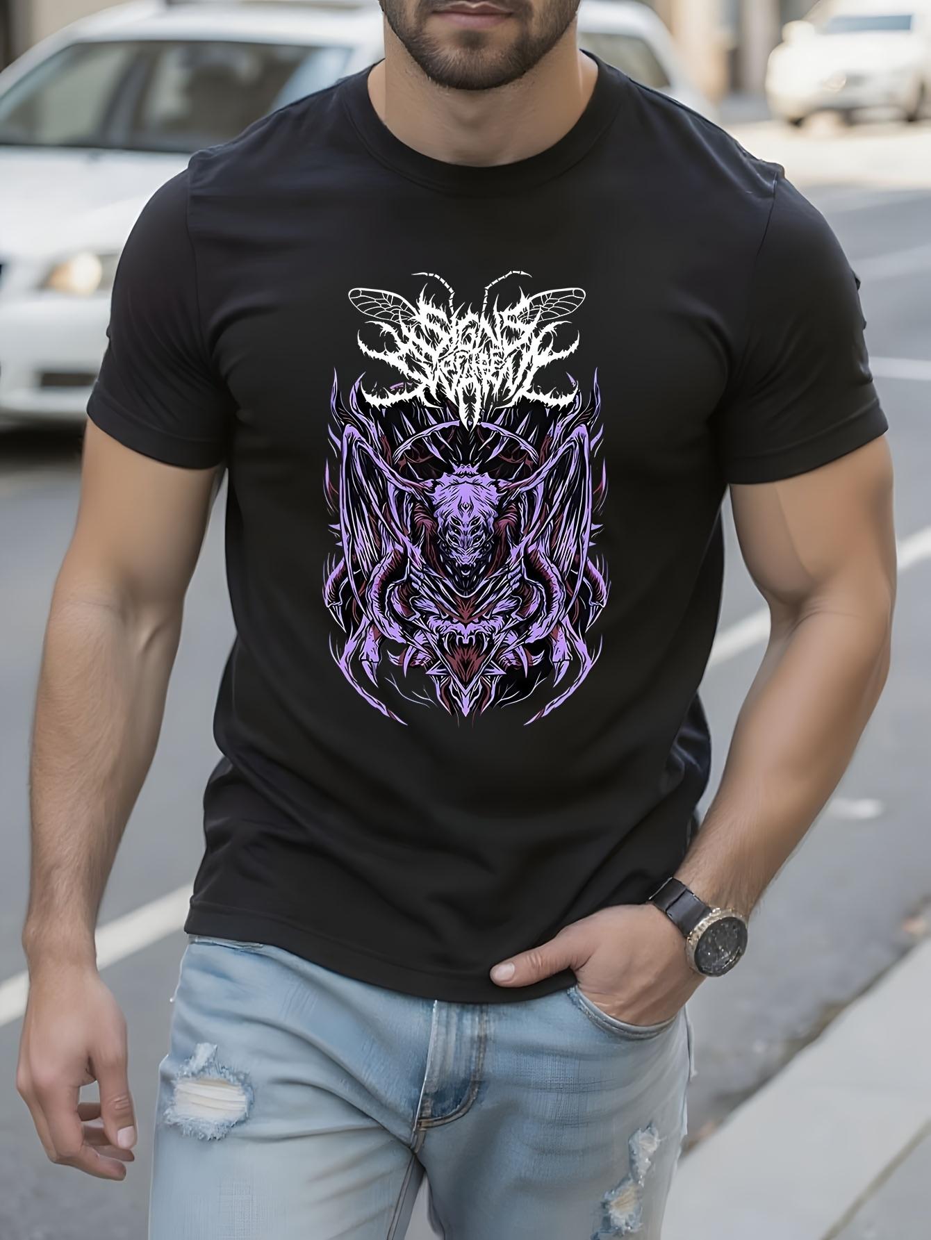 Deathcore Band Graphic Tshirt Black Heavy Metal Tee with ... XXXL