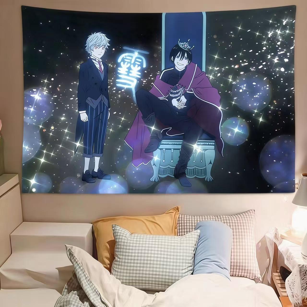 

Noragami Anime Tapestry Yato Hippie Aesthetic Bohemian Mandala Wall Decor Backdrop 74x94cm(29x37in)