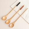 1pc Wooden Spoon Bamboo Kitchen Korean Style Natural Wood Soup Tableware Cooking Honey Coffee Spoon Mixing Spoon
