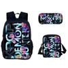3-Piece Game Backpack School Bag For Teenagers Boys And Girls Travel Study Backpack And Lunch Box And Pencil Bag