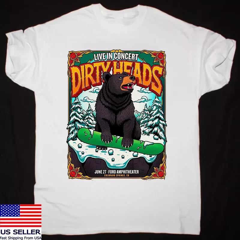 DIRTY HEADS Live In concert SUMMER 2025 T Shirt Full Size S-5XL M476 Unisex T-Shirt L