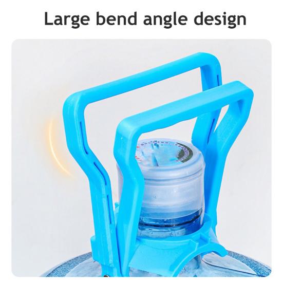 1/2/3/4/6Pcs 5 Handle Ergonomic Grip Non-slip Heavy Duty Gallon Water Bottle Standard Water Jug Carrier Lift