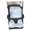 Baby 5-Point Stroller and High Chair Cool Mat - Linen and Rattan Design