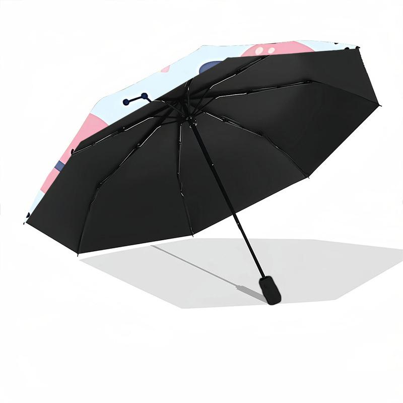 1pc Space Rainbow Pattern Automatic Open/Close Umbrella - Compact Travel Umbrella, Durable Construction, Fashionconscious yy251208105