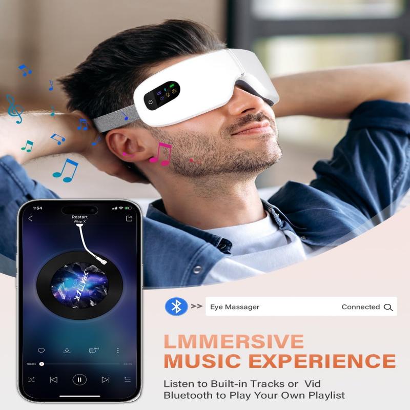 Hot Compress Eye Massager Mask Relaxing Sleep Gift For Friends Parents Birthday Present Facial Care