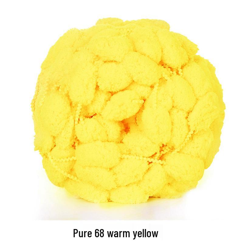 Bean Bean Hand-Knitted Thick Yarn Ball for DIY Projects: Large Ball for Carpets, Cushions, and Woven Blankets