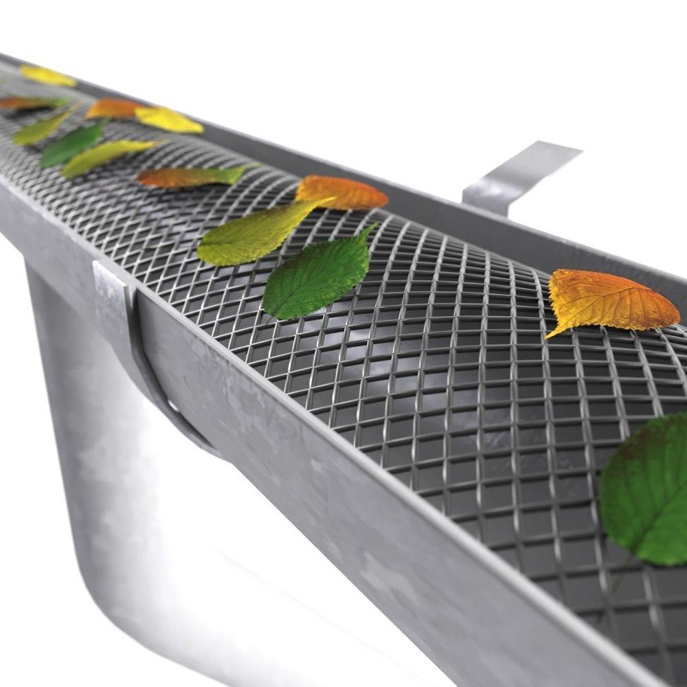 Síť proti padání Okapová ochrana proti listí 15 cm×6 m Okapová mřížka Od listí, větviček, větví