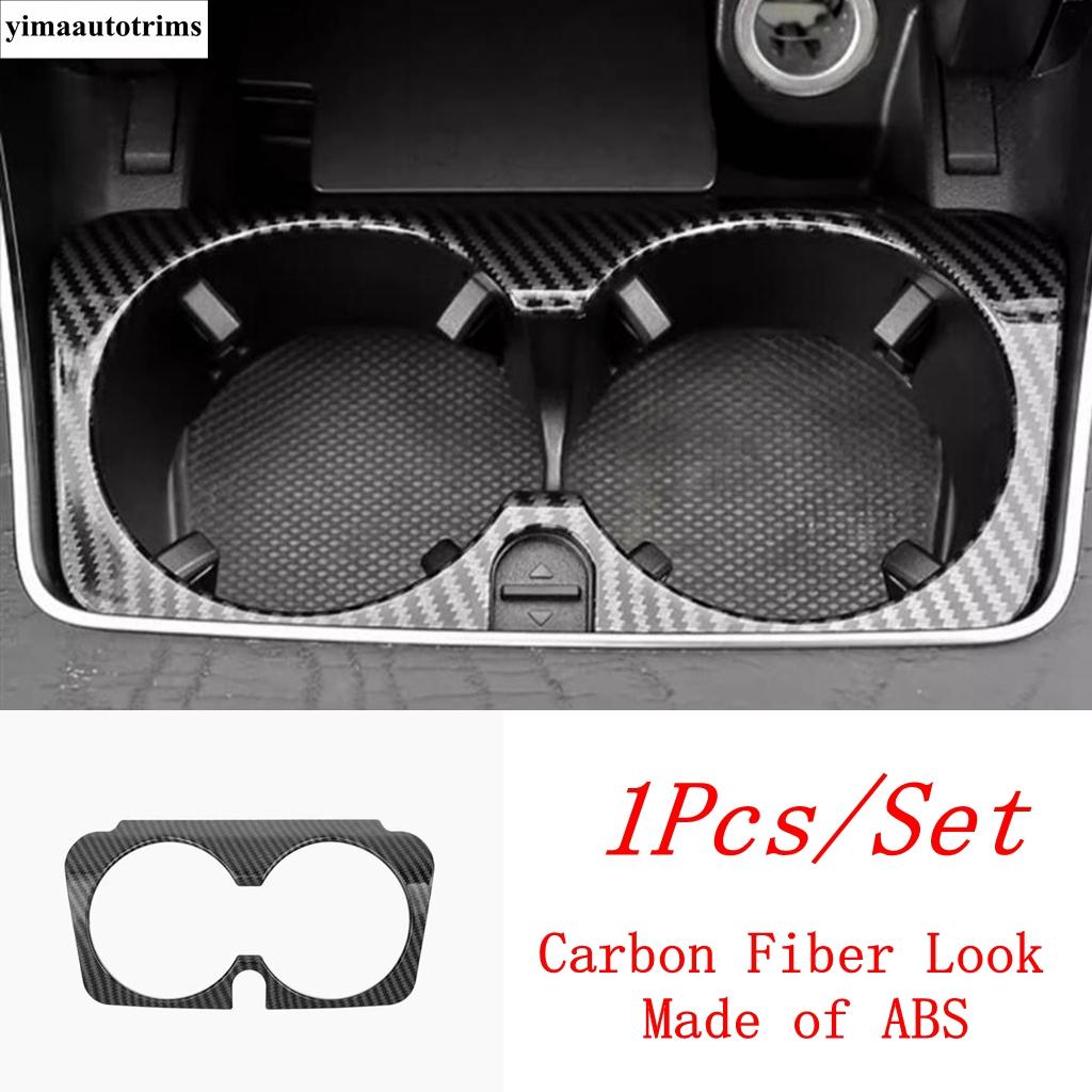 ABS Front Water Cup Holder Decoration Cover Trim Accessories For Mercedes Benz C CLASS W205 C200 C260 GLC X253 E CLASS W213 E300