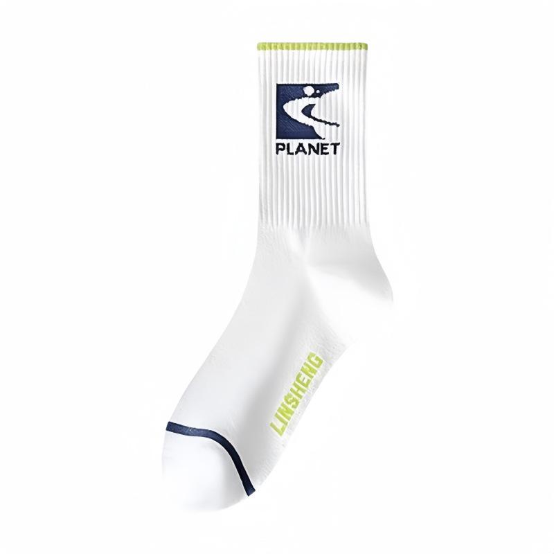 2024 Herren Kniehohe Geruchshemmende Baumwoll-Basketballsocken - Weiß, Teenager-Stil