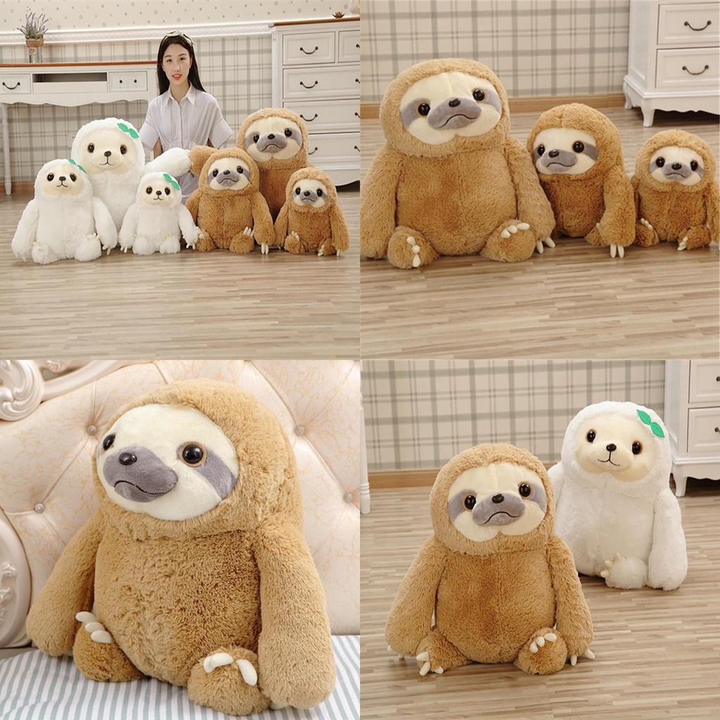 Adorable Giant Sloth Stuffed Plush Toy Pillow Cushion Perfect For Christmas Gifts