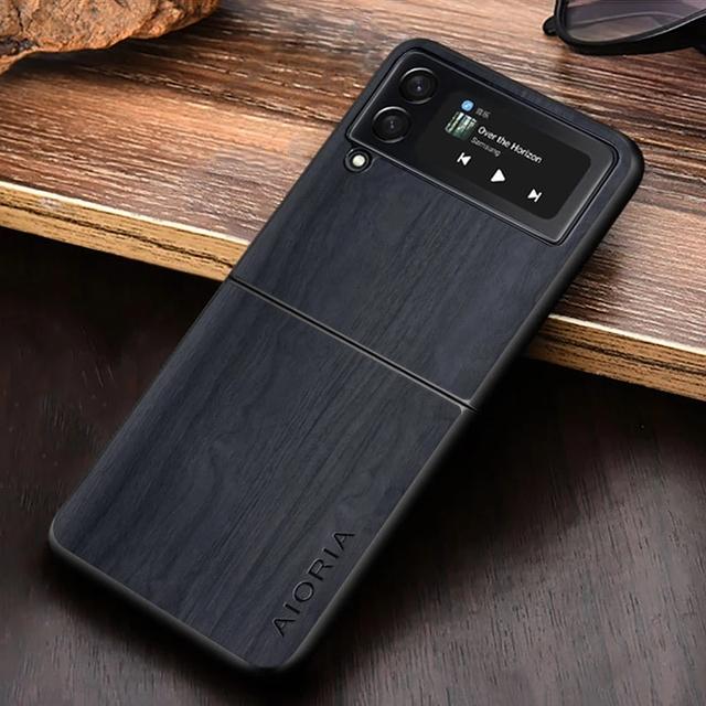 

Противоударный нескользящий складной чехол для Samsung Galaxy Z Flip 3 5g Flip3, сумка для телефона с защитой от падения, принципиально for galaxy z flip 3 чёрный