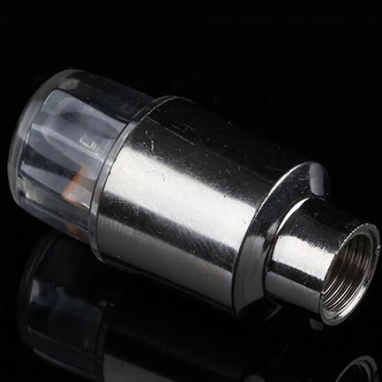 2 ks LED lampa Blikajúce svetlo na ventilček kolesa pre auto, bicykel, motocykel