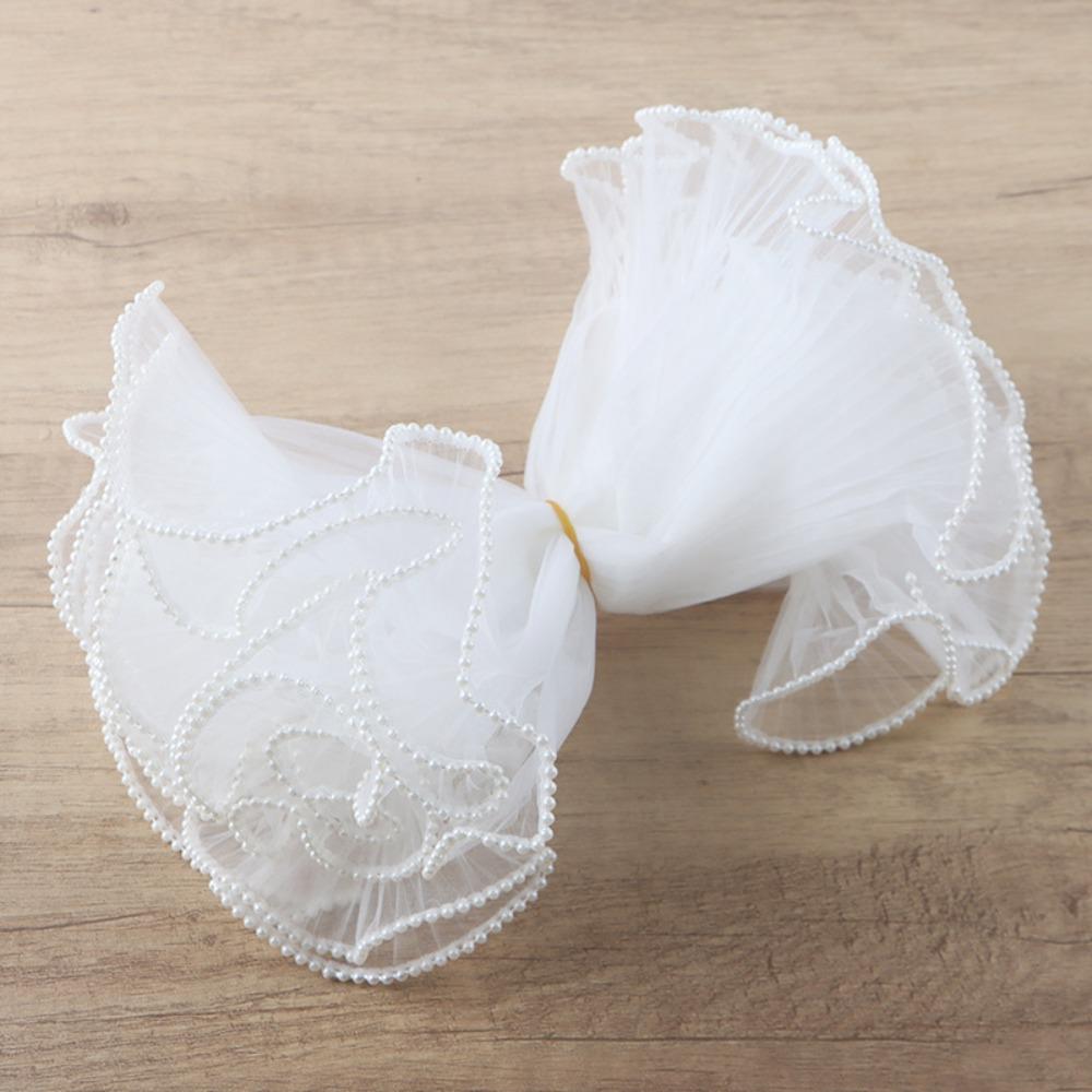 Pearl Lace Net Flower Wrap Paper Lace Mesh Bouquet Packaging Holiday Party Decoration