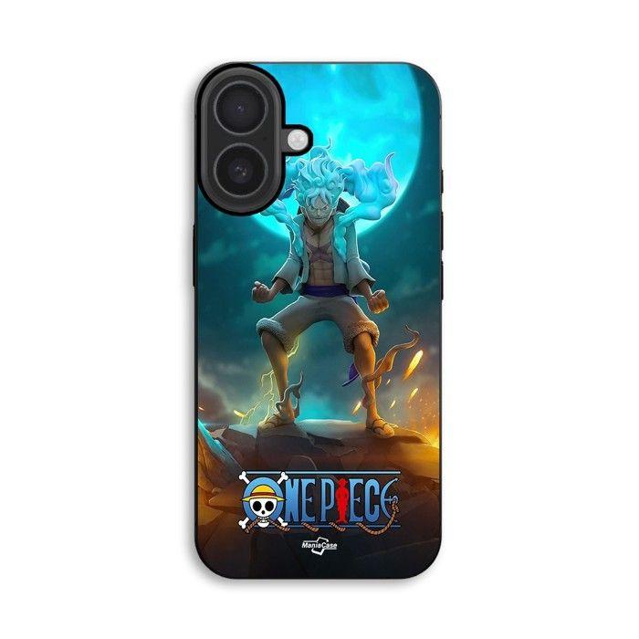 Hülle Für iPhone 18 One piece Luffy Gear Lune manga anime Maniacase schwarz
