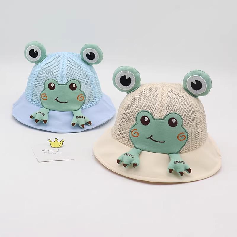 Little Frog Baby Hat: Spring-Autumn Thin Sun Protection for Kids - Boys & Girls Outdoor Sun Hat