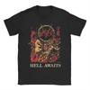 Novelty Hell Awaits 35th Anniversary 1980s Metal Band T-Shirts Men Women's Cotton T Shirts Slayer Band Tee Shirt Summer Clothing