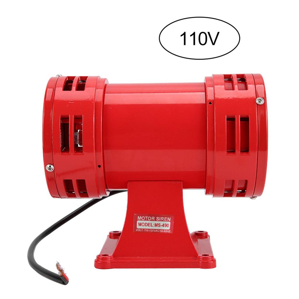 150DB Industry Security Electric Motor Driven Siren Continuous Alarm Horn Buzzer (110V)