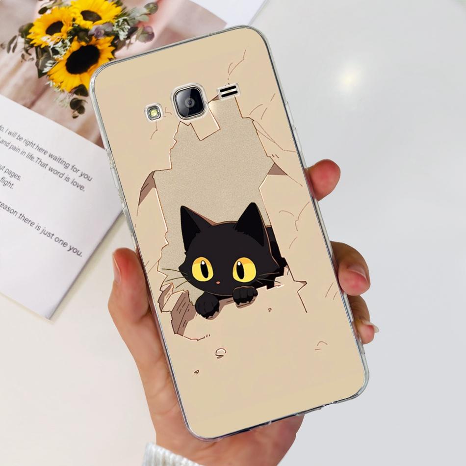 For Samsung Galaxy J5 SM-J500F J500G J500FN Cute Cartoon Phone Case For Samsung J5 2015 Soft Silicone TPU Cases