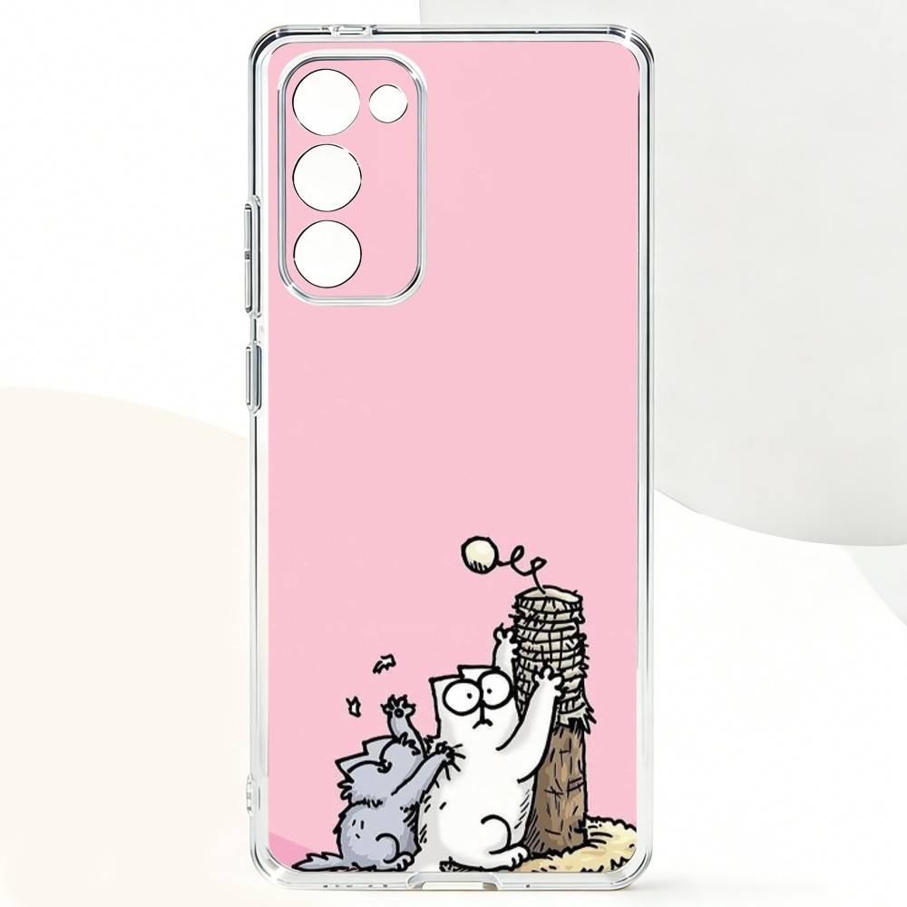 S-Simons-S And C-Cats Phone Case For Samsung Galaxy A91,80,73,72 ,71,53,52,32 ,31,22,21s,20,Transparent Case