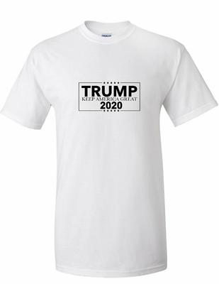 Trump Keep America Great Tee 2020 Conservative Republican Black White T-Shirt