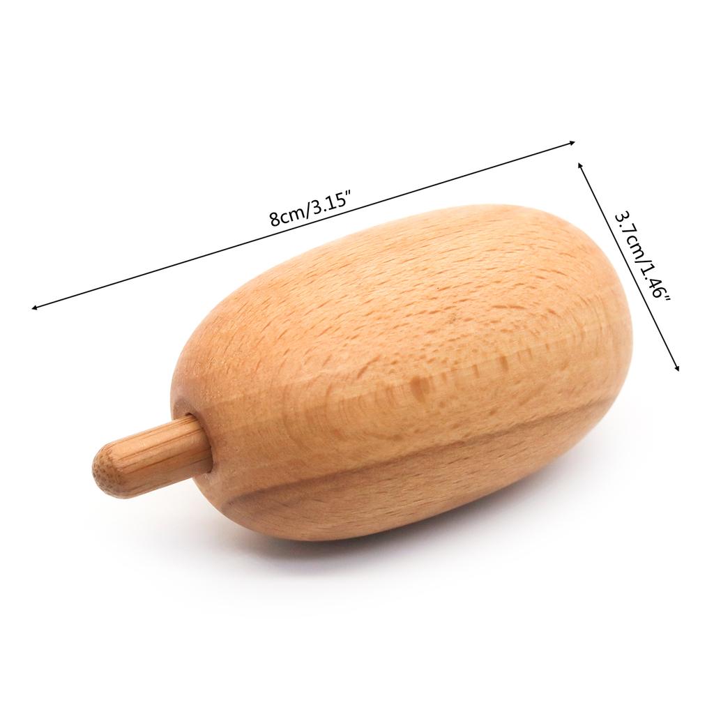 Darning Egg with Sewing Seam Ripper Wooden Clothes Darning Supplies for Sock Sweater Scarf Clothes Darning DIY Crochet