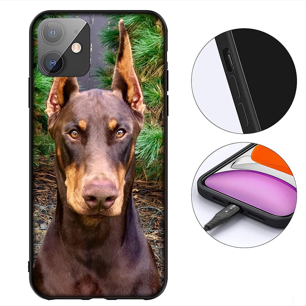 Doberman Dog Protective Cover for Samsung Galaxy Note 20 9 10 S8 S10 Lite S9 Plus A54 A53 A21S S10E A17 Phone Case