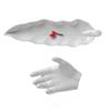 BRCreative White Tableware Leaf Plate Buddha Hand Plate Hotel Restaurant Dessert Sushi Plate Nordic Home Kitchen Ceramic TablewareEY