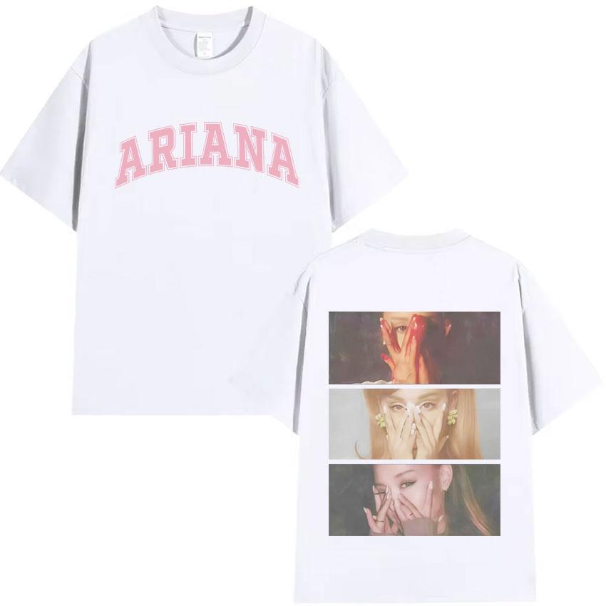 2026 JaroLéto Ariana Grande HipHop Pohodlné Tričko pro Muže Harajuku Styl Streetwear Mladistvá Móda Tričko