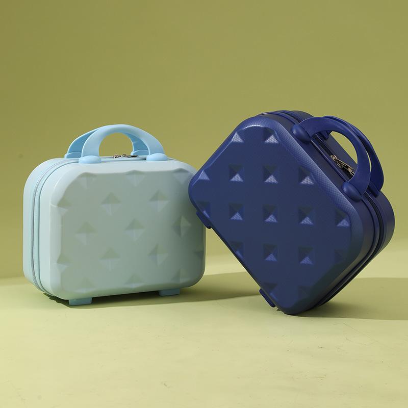 14-Inch suitcase, suitcase, sub-storage case, mini cosmetic case, cosmetic bag, cosmetic storage, retro style