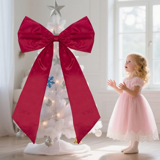Large Satin Bow for Room Decor Giant Ribbon Tie for Birthday Party Wedding Bachelorette Baby Shower Backdrop Wall Decor