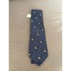 Used [New] Tie Navy Horse Logo All-over Pattern Silk