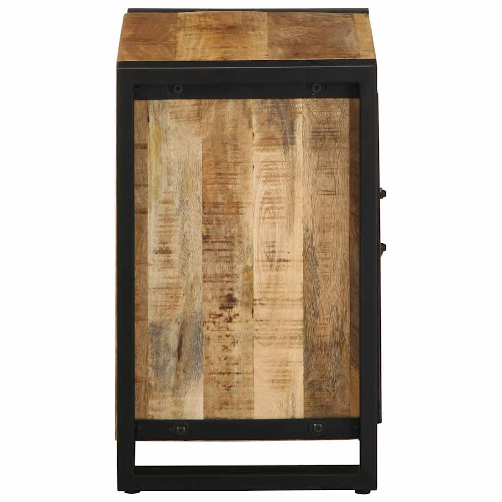 Vidaxl Szafka Nocna, 40 X 30 X 51 Cm, Surowe Drewno Mango