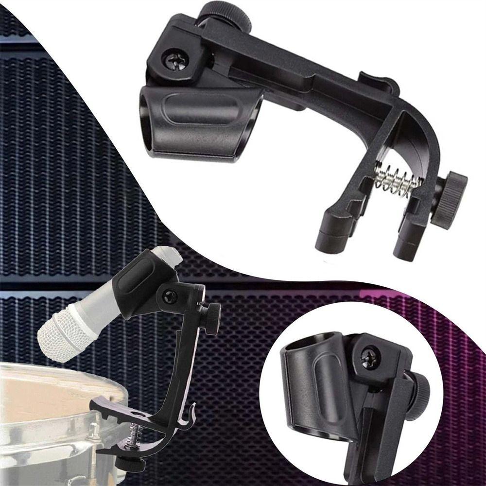 Accessories Mic Clamp Stand Clip Holder Drum Microphone Clip Drum Mic Stand Drum Microphone Holder