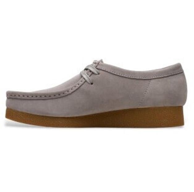 

Женские полуботинки Clarks Wallabeeevosh 261814 серые 40