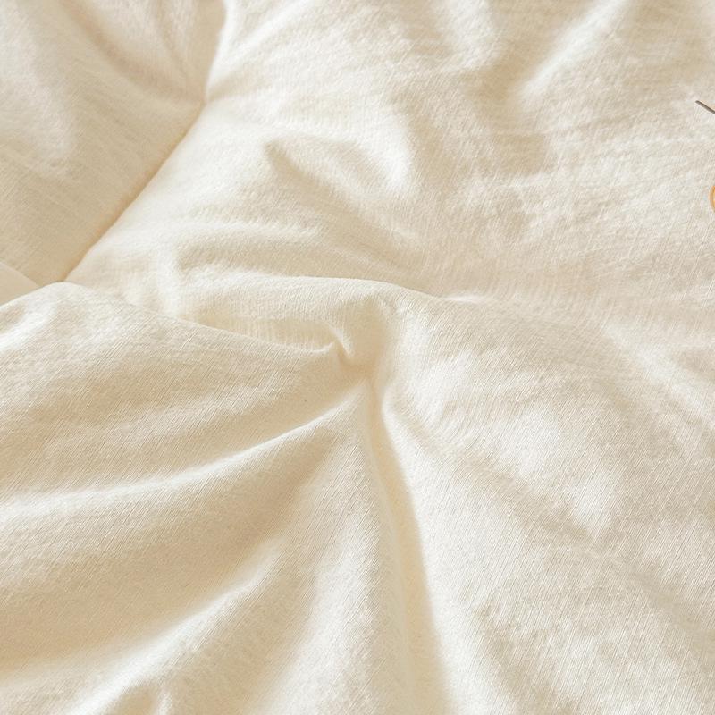 Skin-Friendly Crinkle Cotton & Tencel Soybean Quilt - Thick, Warm, and Comfortable for Autumn/Winter.