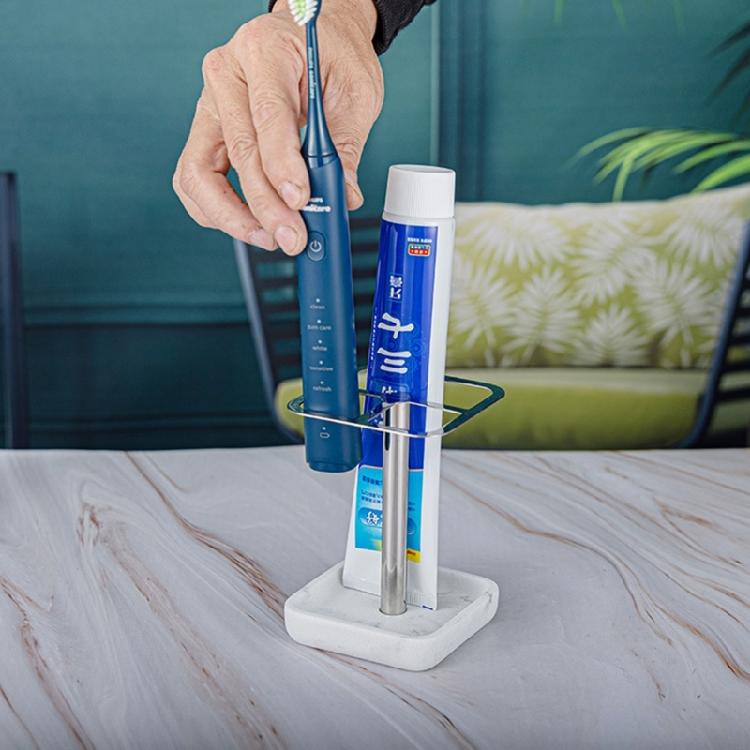 MultiPurpose Toothbrush Holder Toothpaste Rack for Bathroom Countertops In Sleekly Design for Face Cleansers,Trimmers